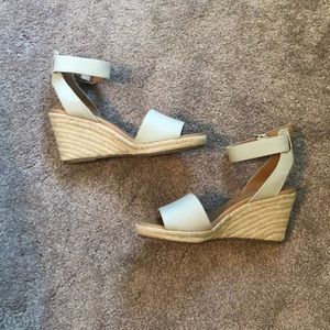 Brand new J. Crew Canvas Espadrille Wedges